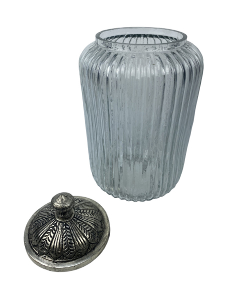 Bonboniere Glas, 13x13x25 cm